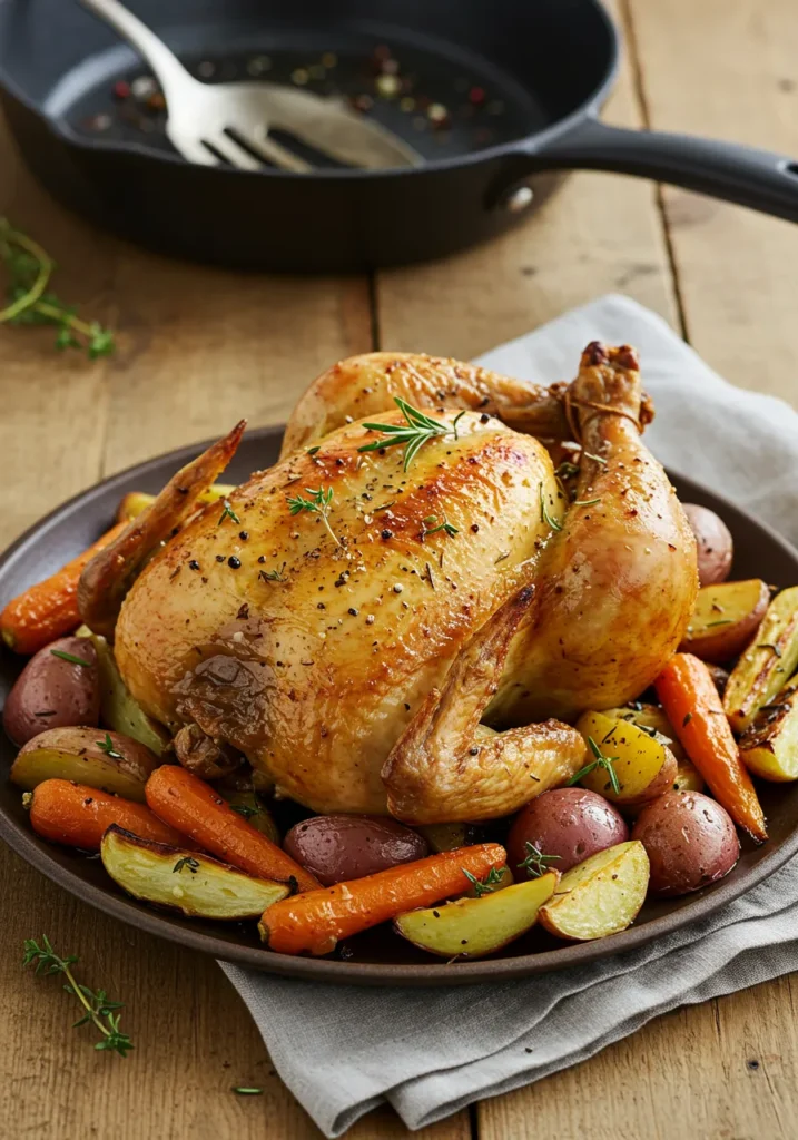 7 Best Gluten Free Chicken Recipes To Try Tonight 2 Herb-Roasted Whole Chicken with Root Vegetables