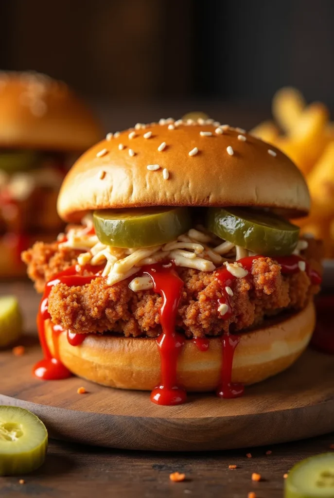 Quick and Tasty Blackstone Chicken Recipes to Make 6 Nashville Hot Blackstone Chicken Sandwiches