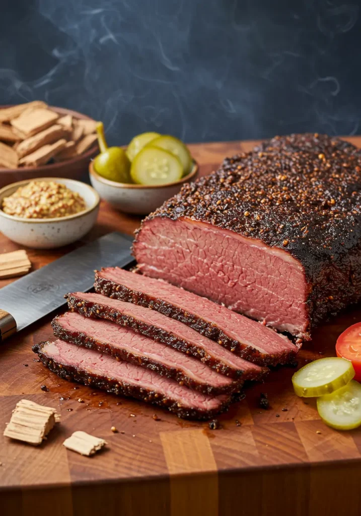 Quick Smoked Corned Beef Recipe: Rich & Smoky Flavor 2 Smoked corned beef pastrami