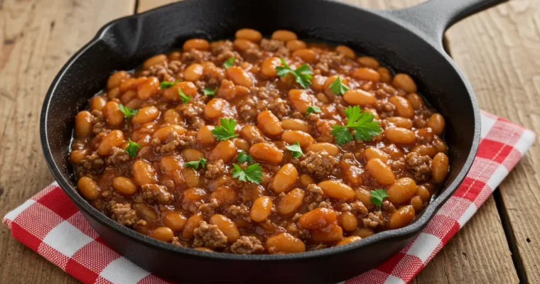 baked beans with ground beef
