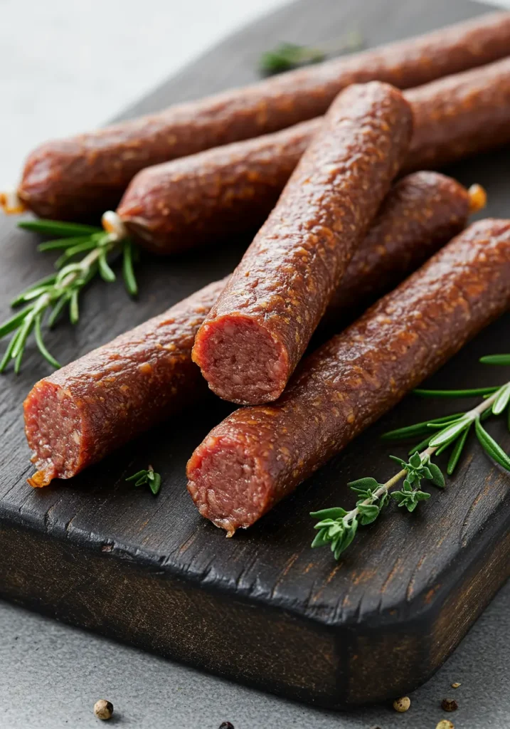 How to Make the Best Beef Sticks for Every Diet Plan 3 beef jerky sticks