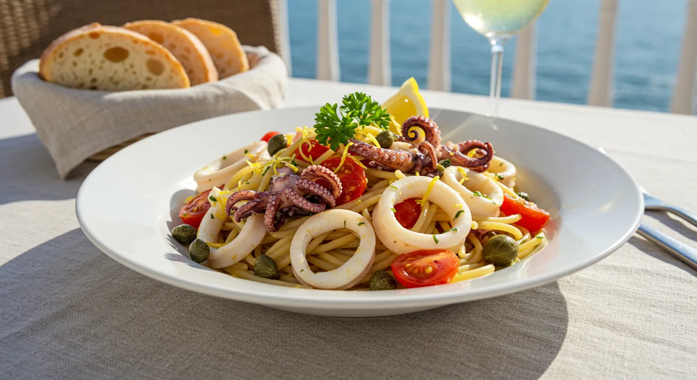 Best Calamari Pasta – Easy Italian Seafood Dinner 1 Best Calamari Pasta – Easy Italian Seafood Dinner