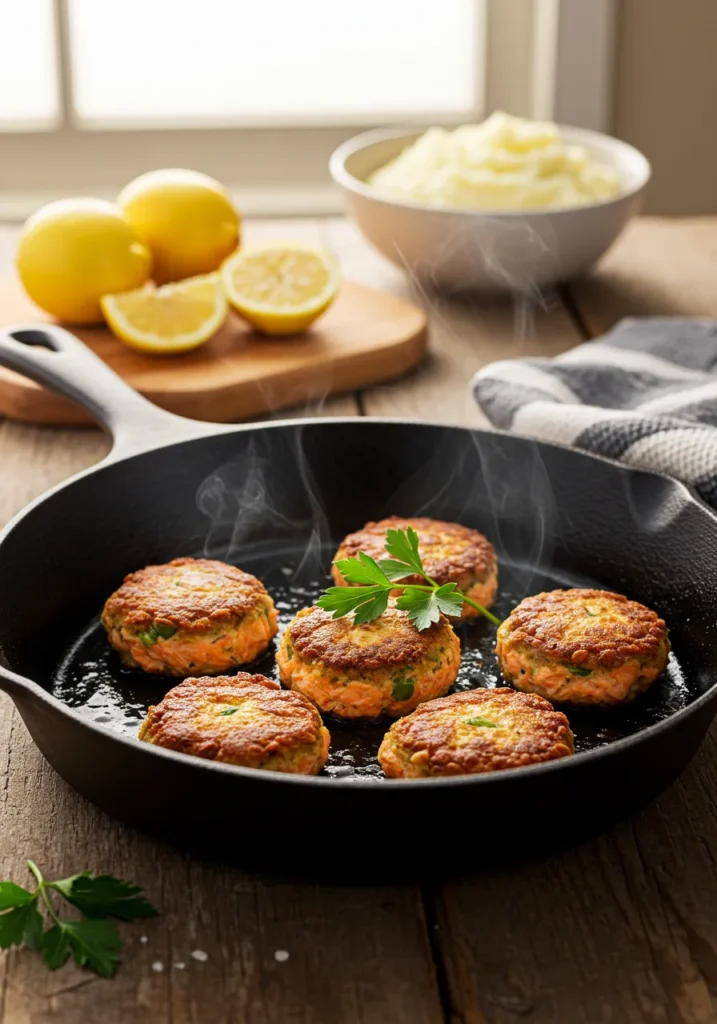 How To Make Juicy & Crispy Salmon Cake Recipe 3 how to make salmon patties