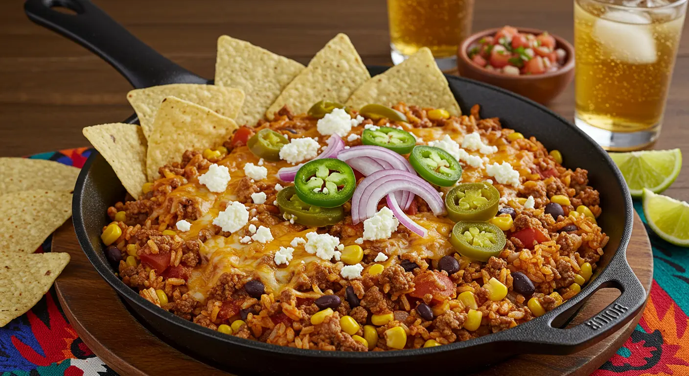 How to Make a Mexican Beef and Rice Skillet in 30 Minutes