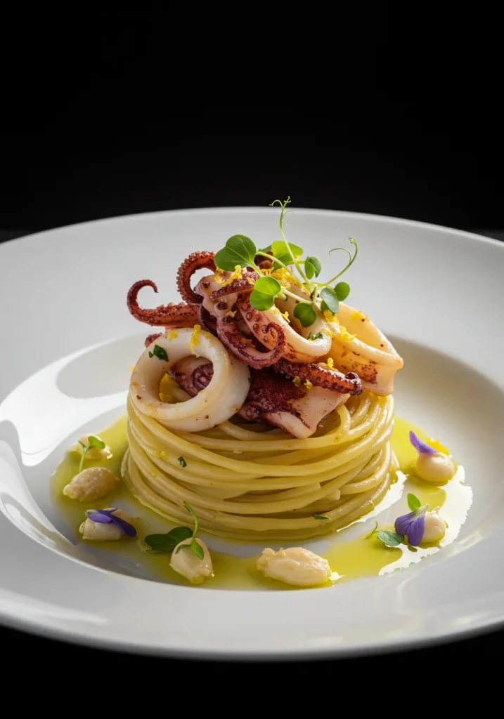 Best Calamari Pasta – Easy Italian Seafood Dinner 4 pasta and calamari