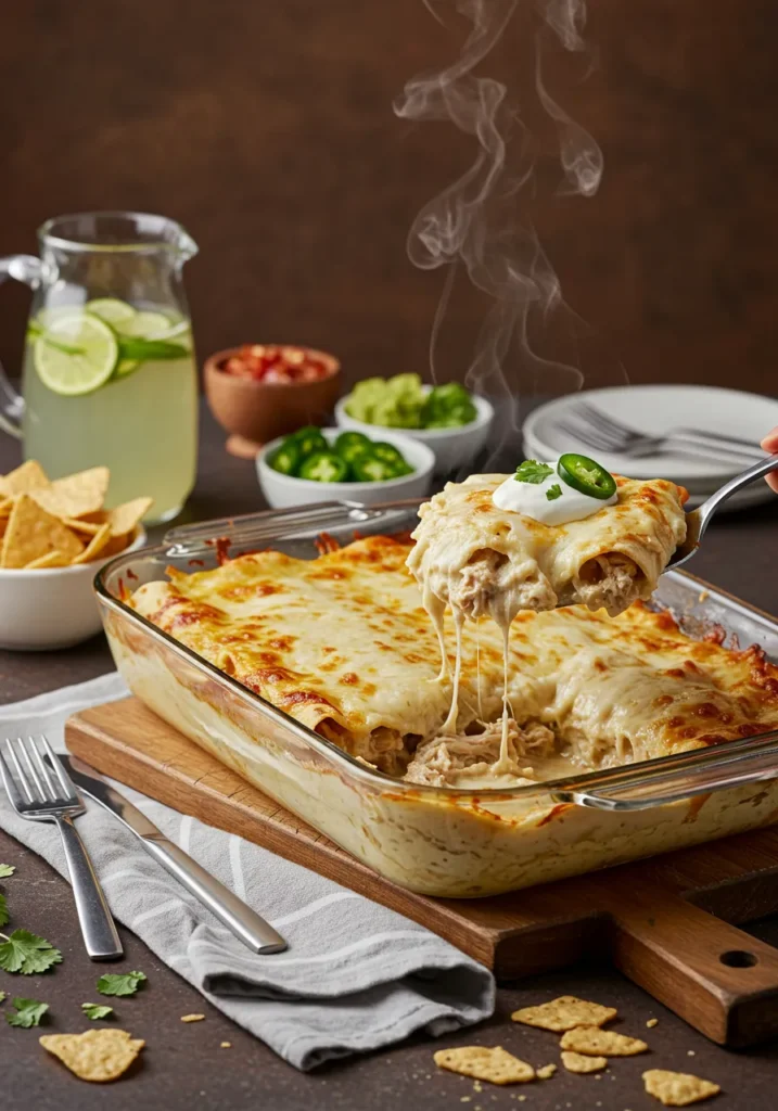 What Makes a Great White Chicken Enchilada Recipe 3 recipe for white chicken enchiladas
