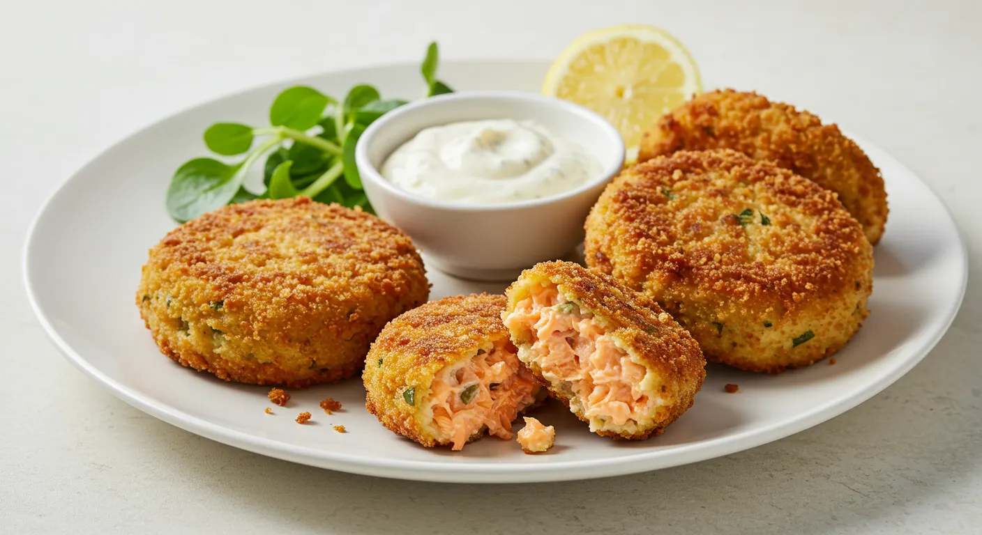How To Make Juicy & Crispy Salmon Cake Recipe 1 How To Make Juicy & Crispy Salmon Cake Recipe