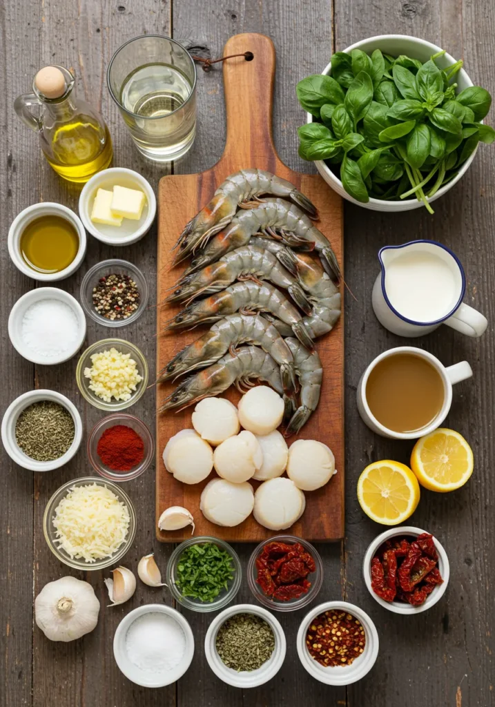 Easy Shrimp Scallop Recipe For A Delicious Seafood Dinner 2 shrimp scallop recipe ingredients