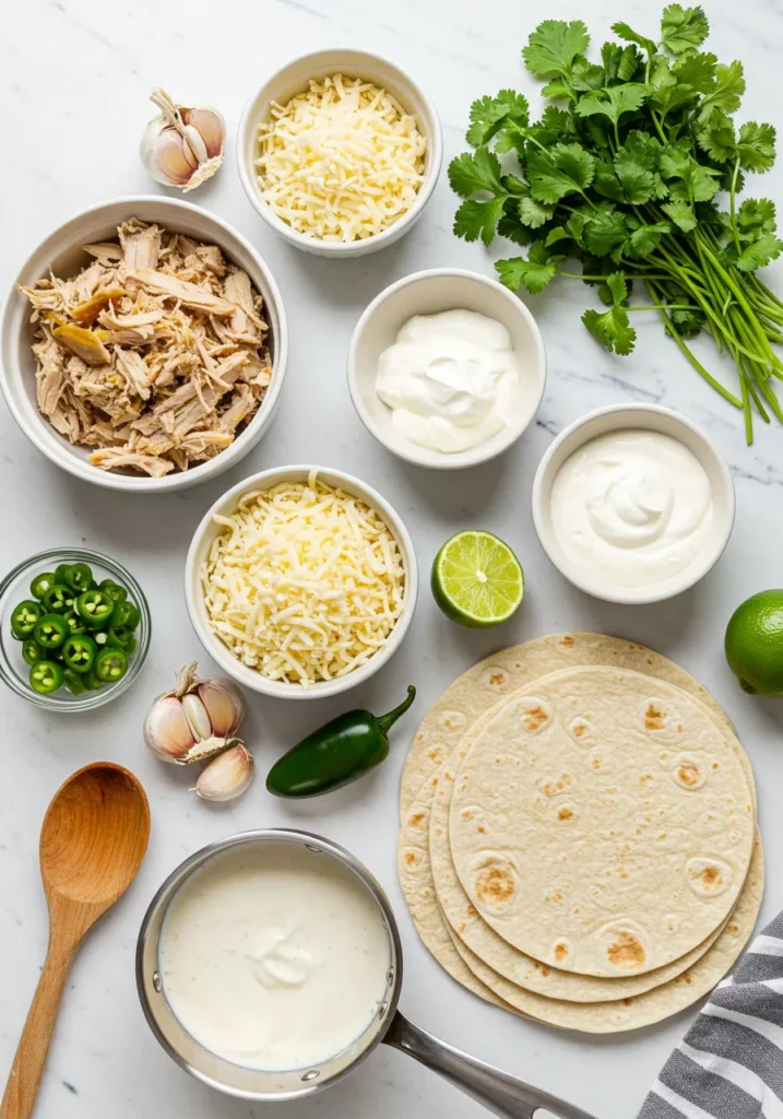 What Makes a Great White Chicken Enchilada Recipe 2 white chicken enchilada recipe ingredients