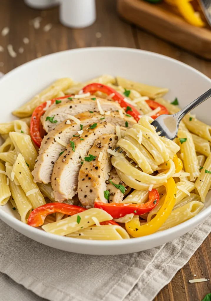 5 Easy Chicken and Bell Pepper Recipes for Busy Weeknights 5 Creamy Chicken and Bell Pepper Pasta