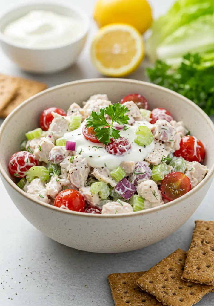 5 Easy High Protein Chicken Recipes for Every Day 5 Protein-Packed Greek Yogurt Chicken Salad