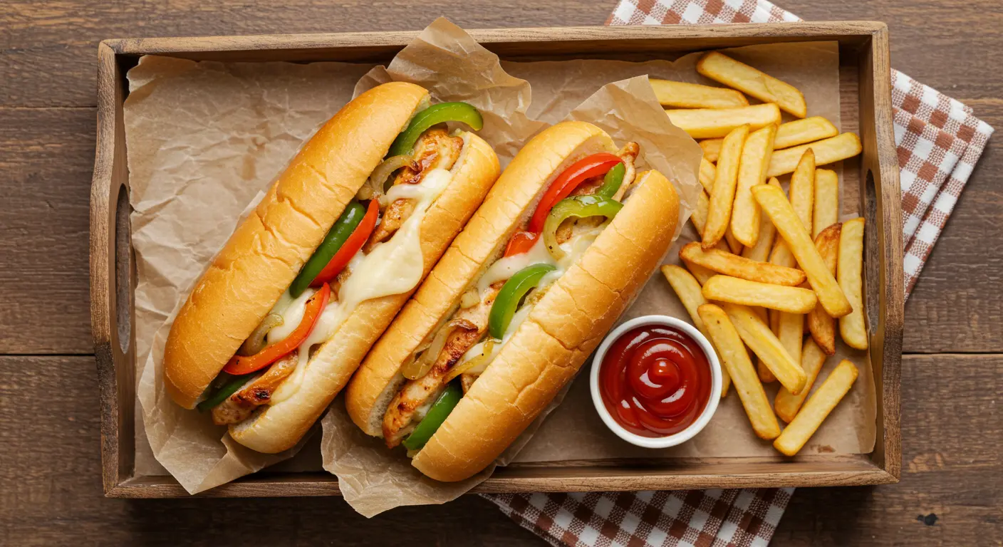 Chicken Philly Steak Subs | Better Than Takeout 1 Chicken Philly Steak Subs | Better Than Takeout