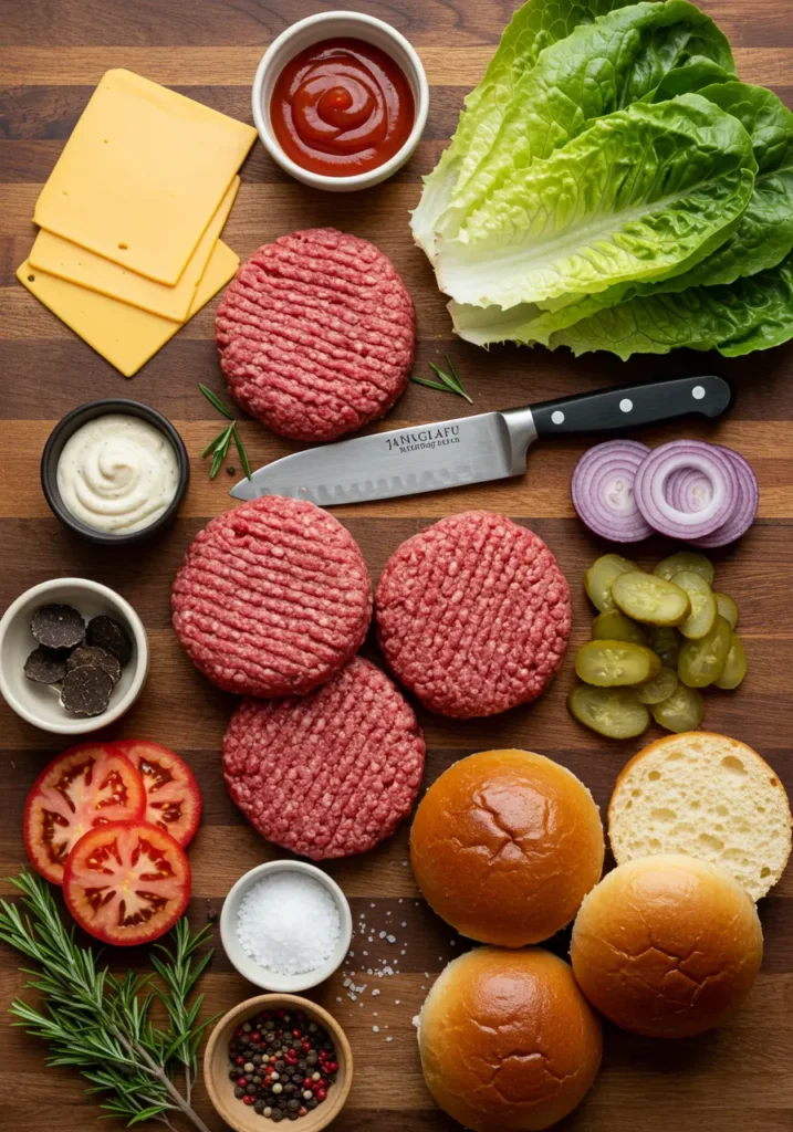 How to Grill Perfect Wagyu Beef Burgers Every Single Time 2 wagyu beef burgers ingredients
